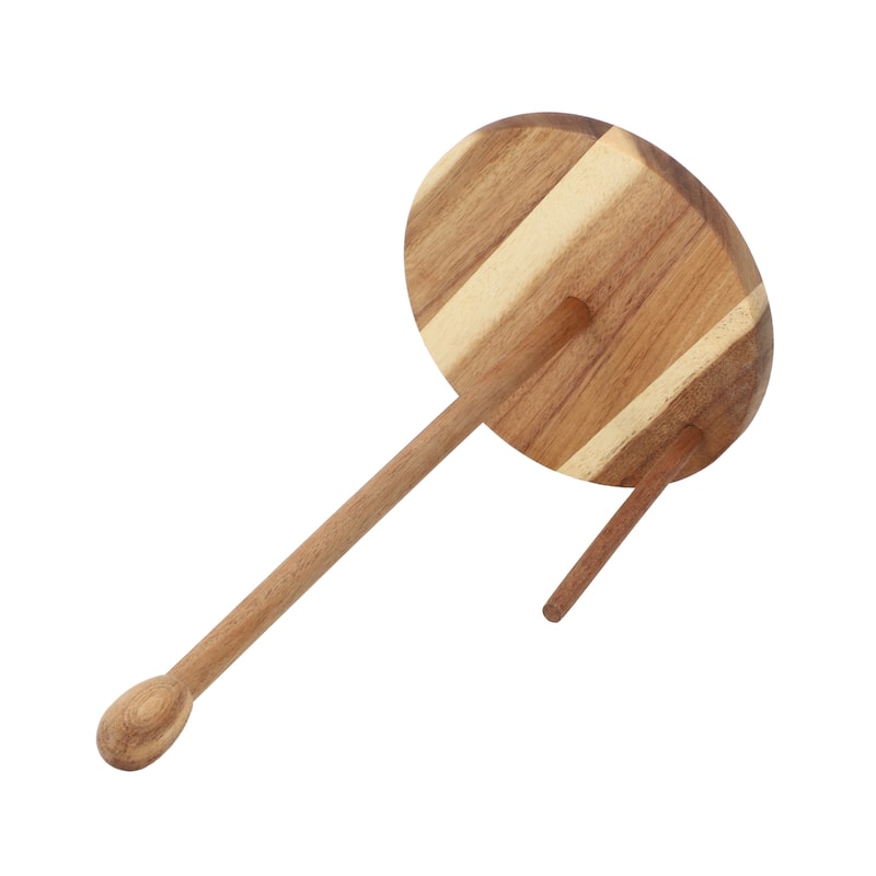 MegaChef 14 inch Acacia Wood Paper Towel Holder