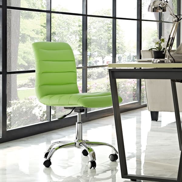 slide 2 of 78, Ripple Armless Mid Back Vinyl Office Chair
