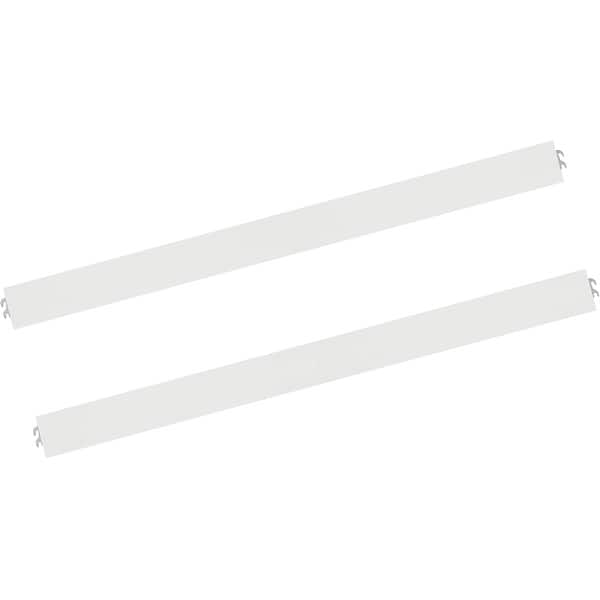 slide 2 of 3, Evolur Convertible Crib Wooden Full Size Bed Rail - Frost Frost