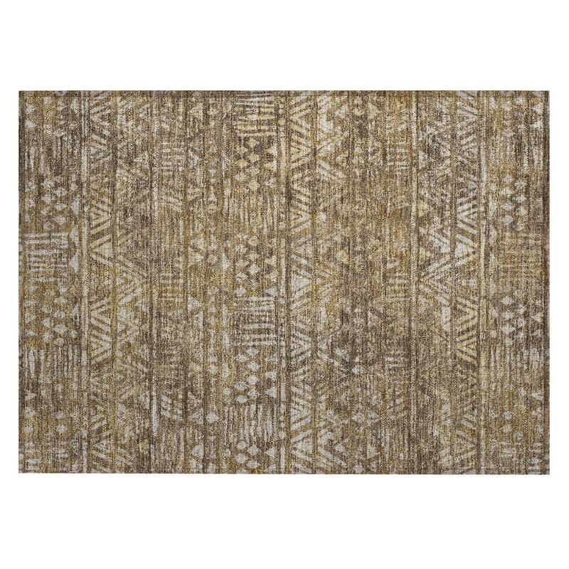 Machine Washable Indoor/ Outdoor Global Jara Chantille Rug