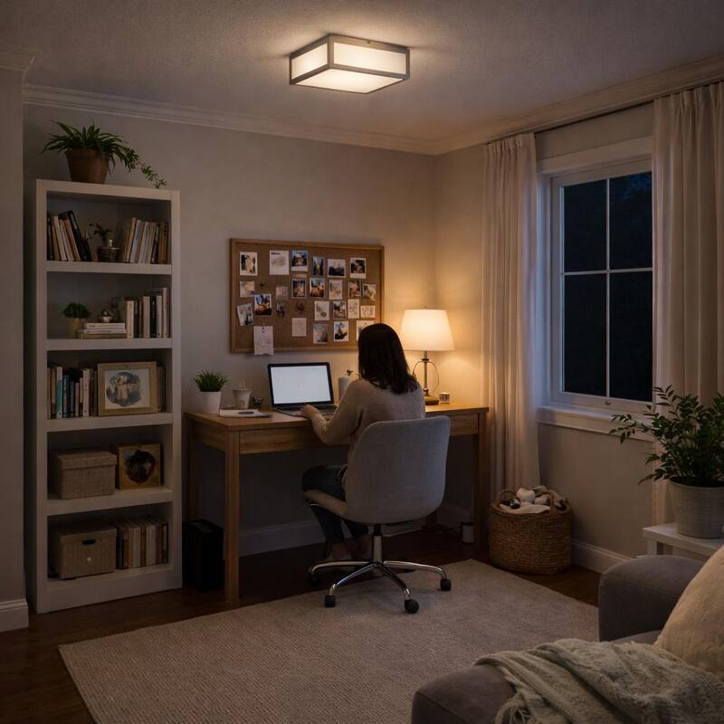 10-inches Integrated LED Flush Mount Light