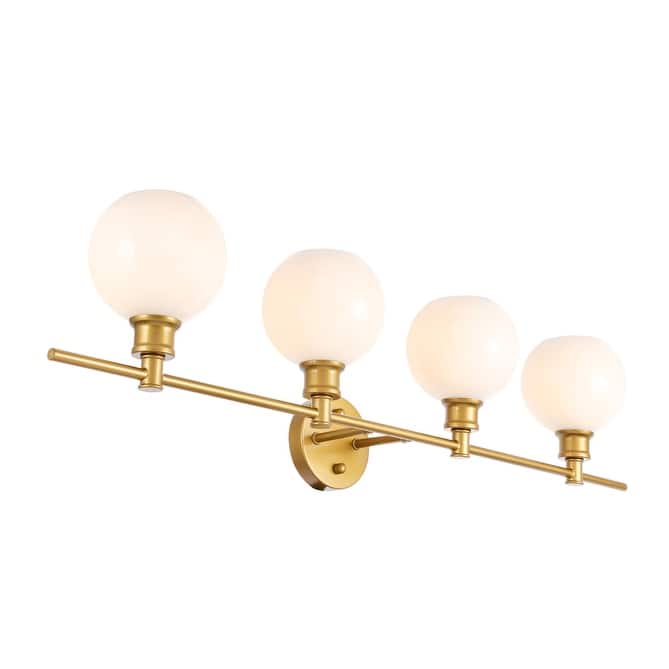 Camille 4-Light Frosted Glass Wall Sconce