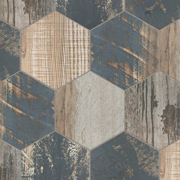 Merola Tile Gaugin Hex Catan Shadow 8.5