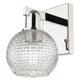 Option Polished Nickel / Clear Basketweave