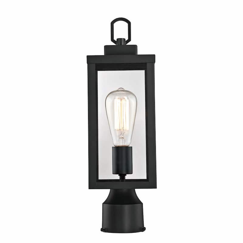 4-PACK 1-Light Outdoor Post Light Lamp - 5.12"x5.12"x16.5"