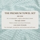 preview thumbnail 152 of 193, Linery & Co. Cotton Diamond Waffle Texture Bath Towels.