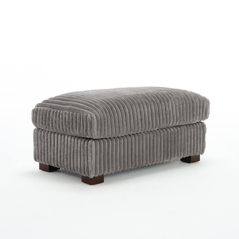 Plush Cloud Couch Modular Sectional Sofa with Ottoman