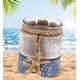 preview thumbnail 5 of 5, CoTa Global Silver Sea Starfish Candle Holder with Starfish Figure - 3.2″Lx2.8″Wx2.8″H