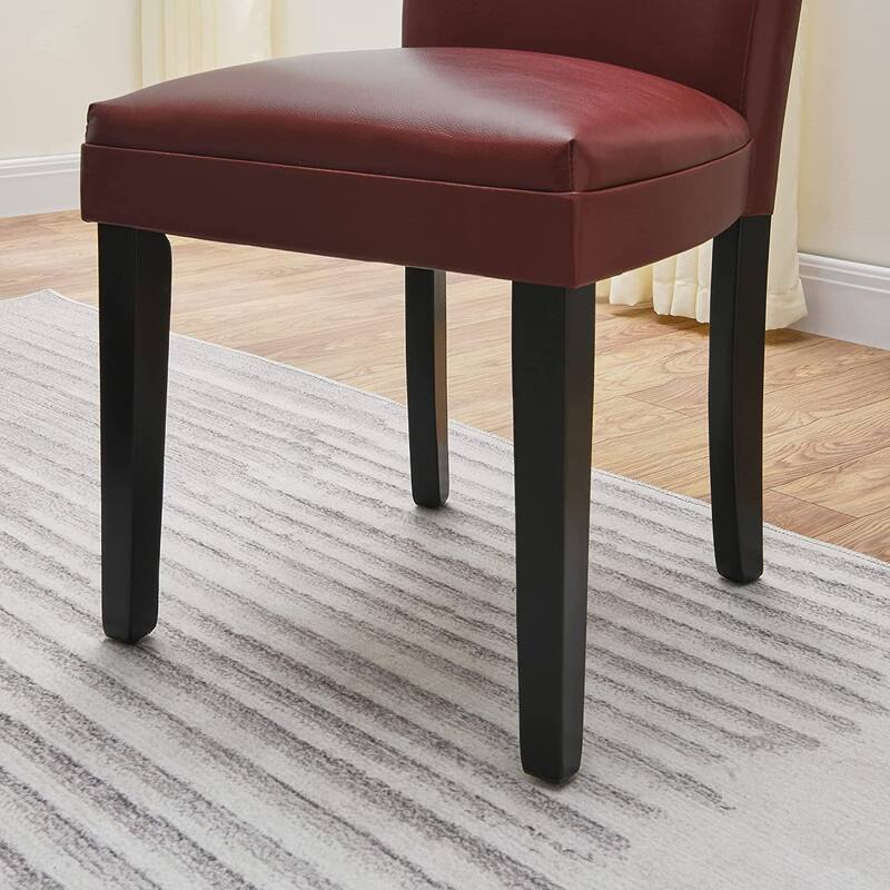 Faux Leather Dining Chairs Or Round Glass Dining Table
