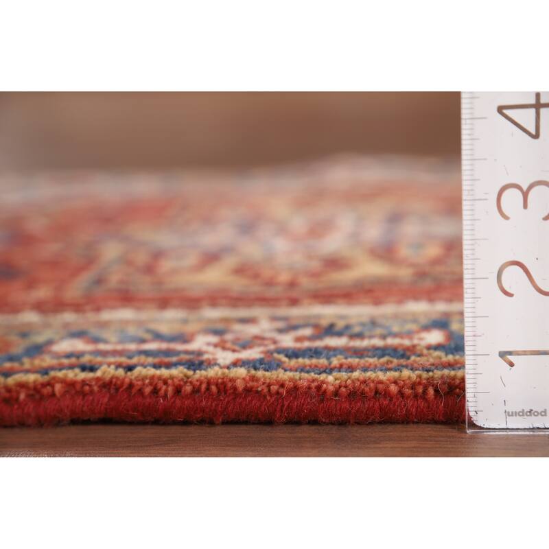 Orange Heriz Serapi Oriental Foyer Rug Handmade Wool Carpet - 2'0" x 3'0"