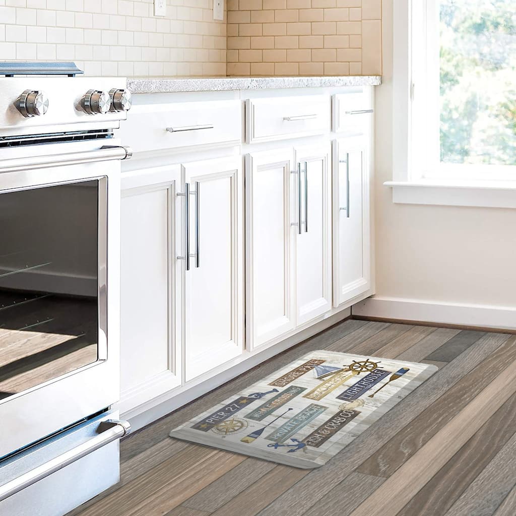 Laural Home Beach Front 20" x 30" Kitchen Mat - 20" x 30"