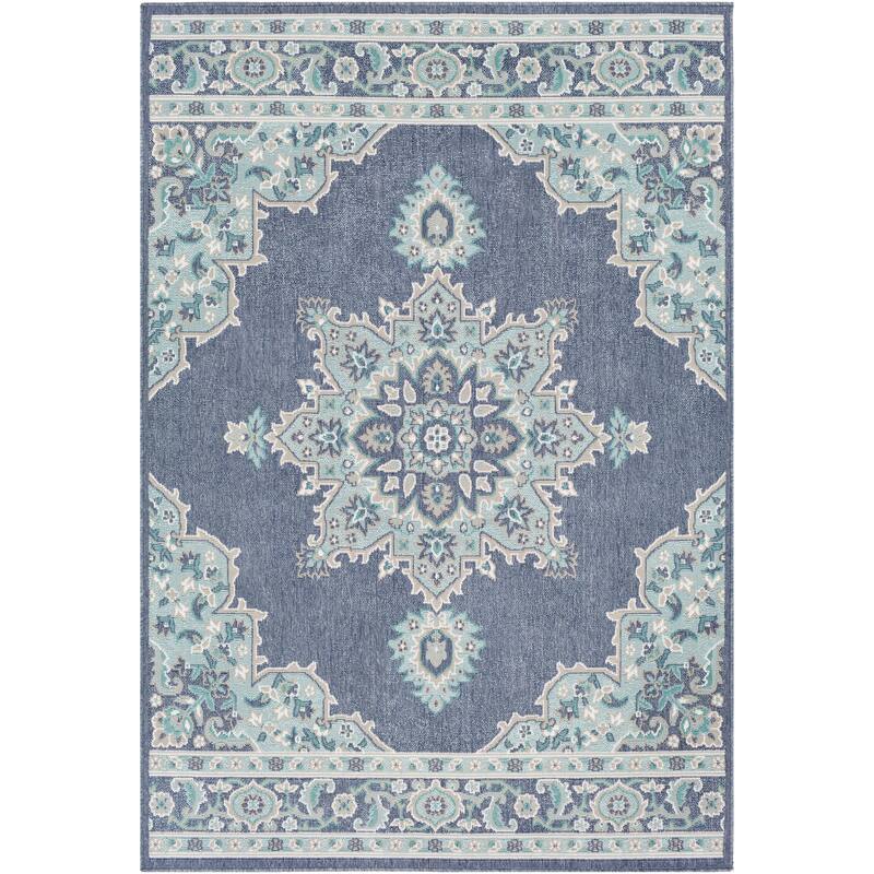 Livabliss Cesare Medallion Indoor/ Outdoor Area Rug