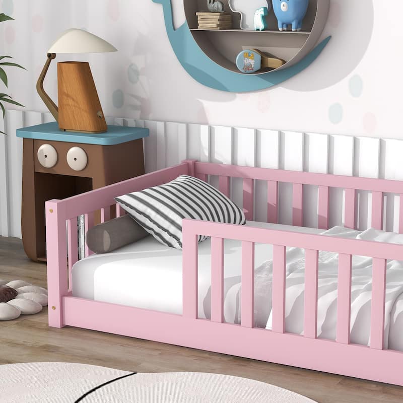 latform Bed with Fence without Door