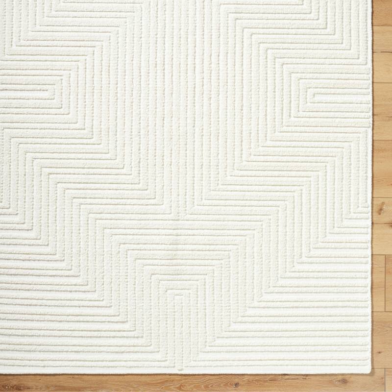 Livabliss Bohemian & Eclectic Lyna Diamond Washable Area Rug