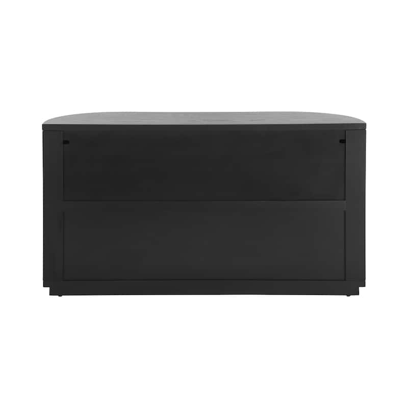 Christopher Knight Home - Elowen Modern Storage Sideboard with Four Doors and Curved Design - 57''×15.75''×32''