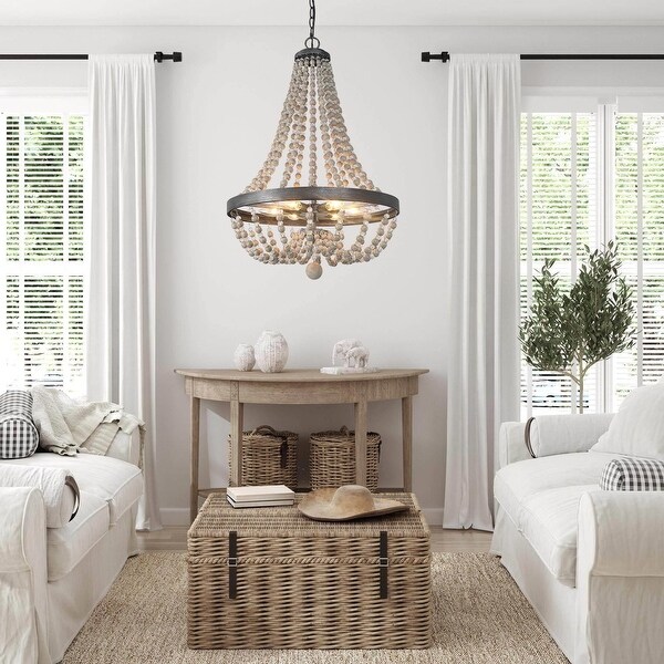 Boho farmhouse chandelier sale