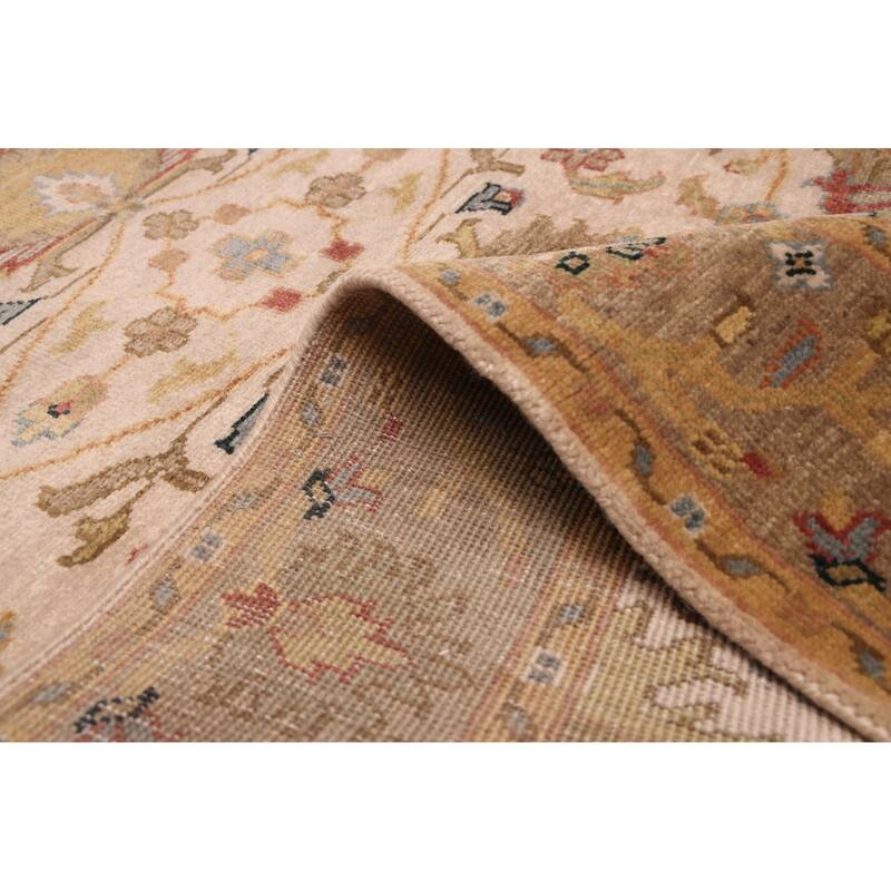 ECARPETGALLERY Hand-knotted Jules Serapi Ivory Wool Rug - 3'11 x 5'11