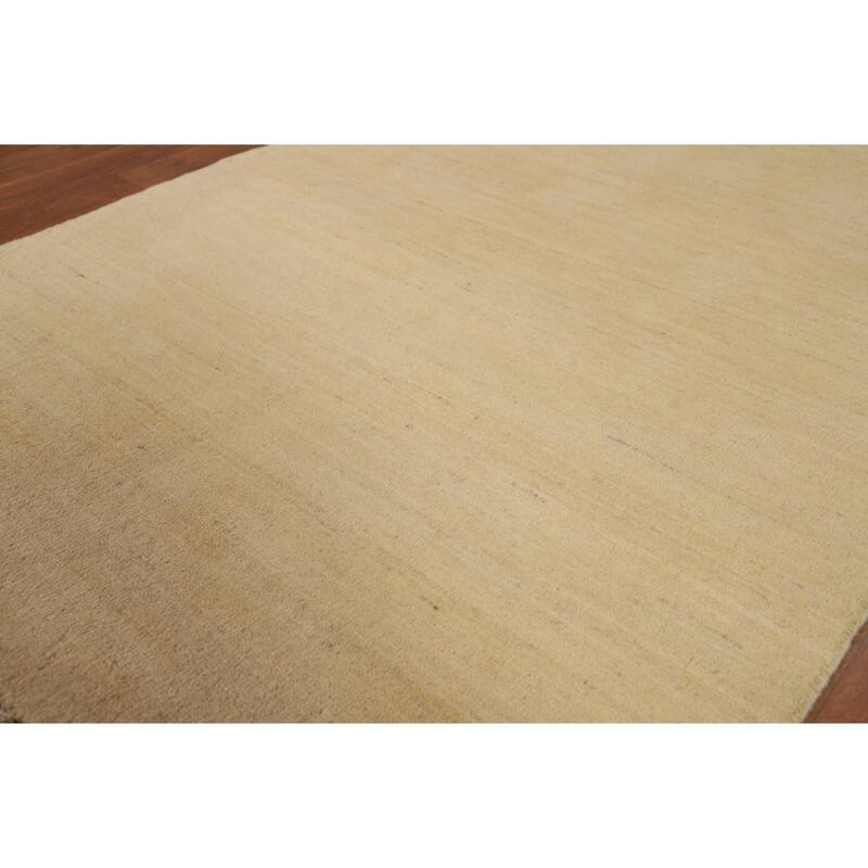 Gabbeh Oriental Foyer Rug Accent Hand-Knotted Wool Carpet - 3'4"x 5'0"