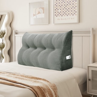 Headboard Wedge Pillow Bolster Pillows Backrest Support Sitting Up