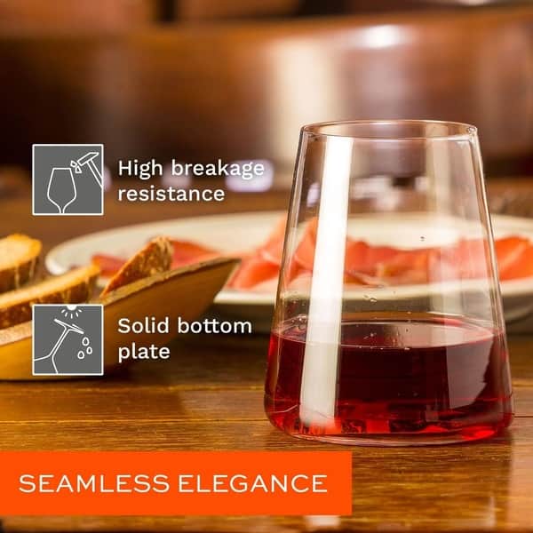 Stolzle Lausitz Set of 4 Power Stemless Wine Glasses - Bed Bath & Beyond -  42225478