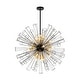 preview thumbnail 4 of 28, 18-Light Modern Large Round Sputnik Globe Chandelier Orb Starburst Firework Living Room Chandelier