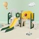 preview thumbnail 7 of 28, Toddler Slide and Swing Set 8 in 1 with Basketball Hoop Yellow