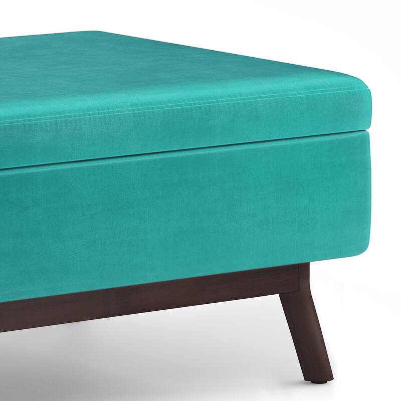 Wyndenhall Ethan Mid-century Modern Rectangular Table Ottoman