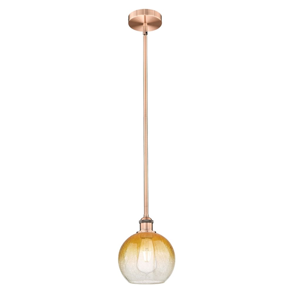 Innovations Lighting Endless Possibilities Edison - Brookhaven Globe - 1 Light 8" Stem Hung Mini Pendant