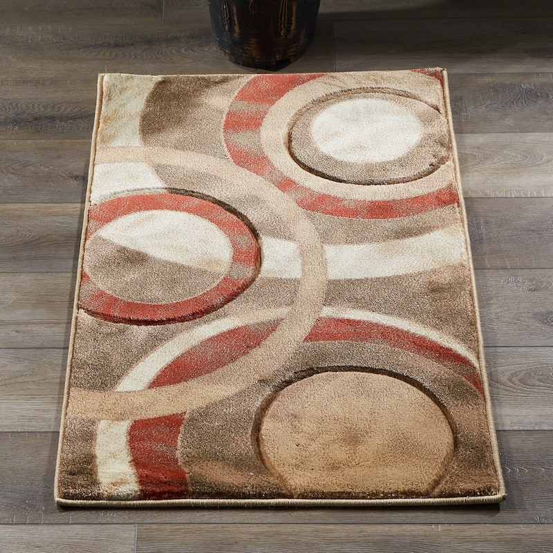 Orelsi Collection Abstract Area Rug