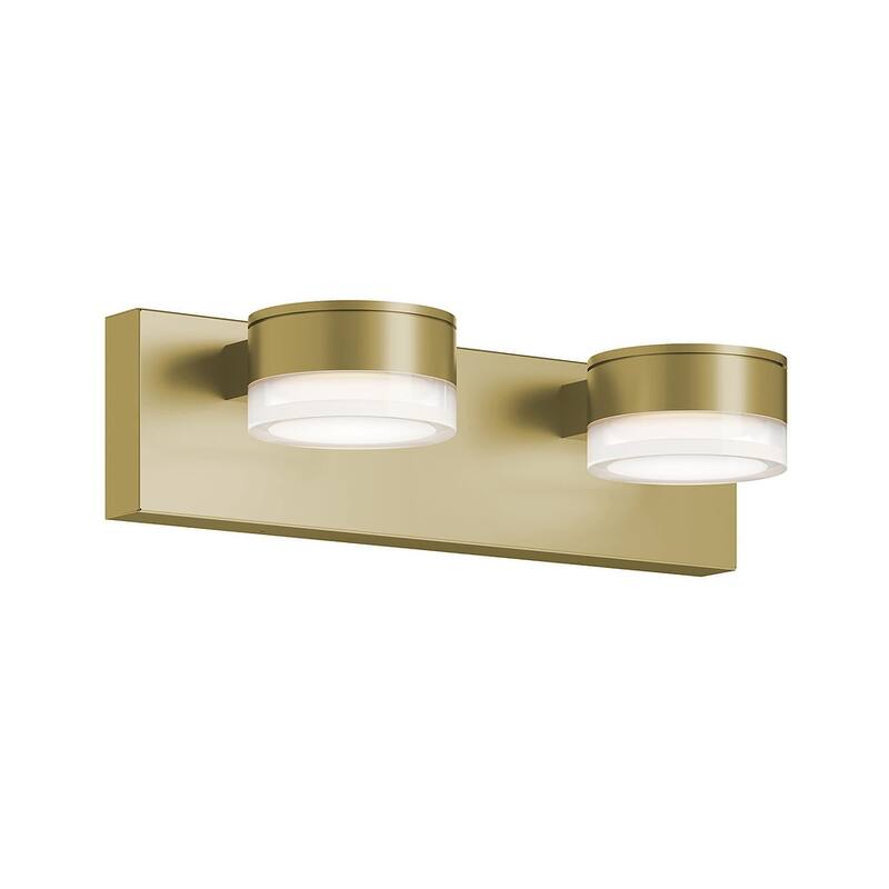 AFX EMAV1604LAJUD Emma 2 Light 16" Wide Vanity Light - Light Antique Brass