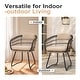 preview thumbnail 9 of 50, 5/7/11-Piece Set Outdoor Aluminum Extendable Patio Dining Set Rectangle Table with Rattan Chairs