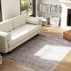 preview thumbnail 2 of 7, HOMCOM Area Rug 4x6, Machine Washable Rug, Non-Slip Traditional Flower Print Floor Cover Foldable Carpet for Living Room - 3'6"