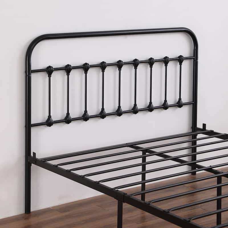 Modern Single-Layer Curved Frame Bed