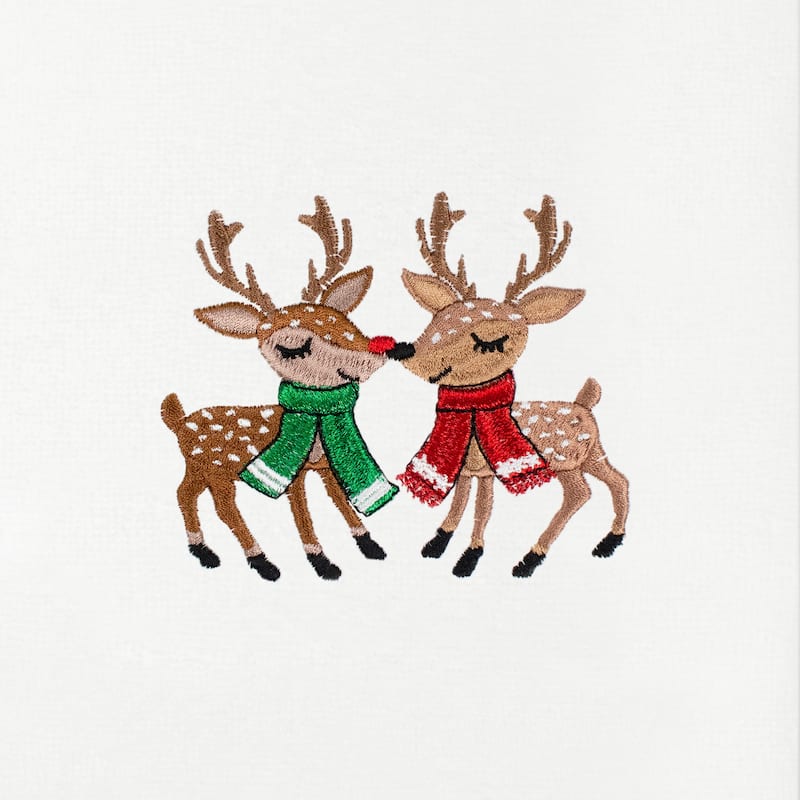 Authentic Hotel and Spa Christmas Kisses 2 PC Hand Towel Set