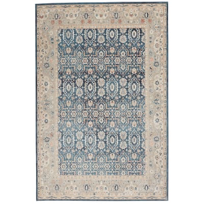 Malta Vintage Bordered Area Rug