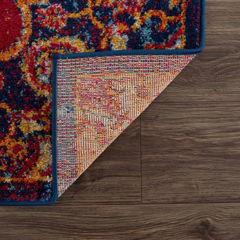 Hauteloom Istanbul Collection Vintage Oriental Traditional Medallion Area Rug