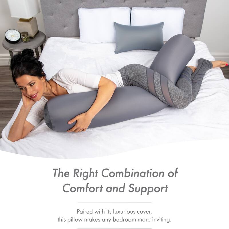 Cover Only - Body Pillowcase - Spandex/Nylon Blend for Silky Touch