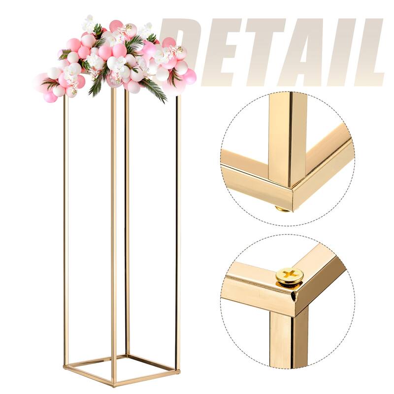 Wedding Flower Stand Vase Column 15.7, 23.6, 31.5 Inch Rack 1 Set - 15.7/23.6/31.5 Inch