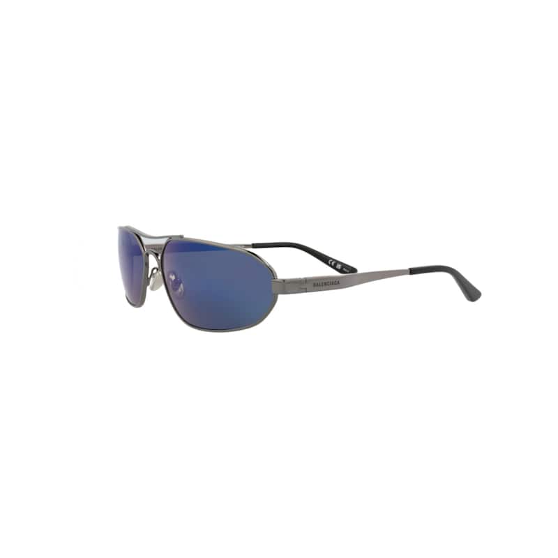 Balenciaga Shield-Frame Metal Sunglasses - NS