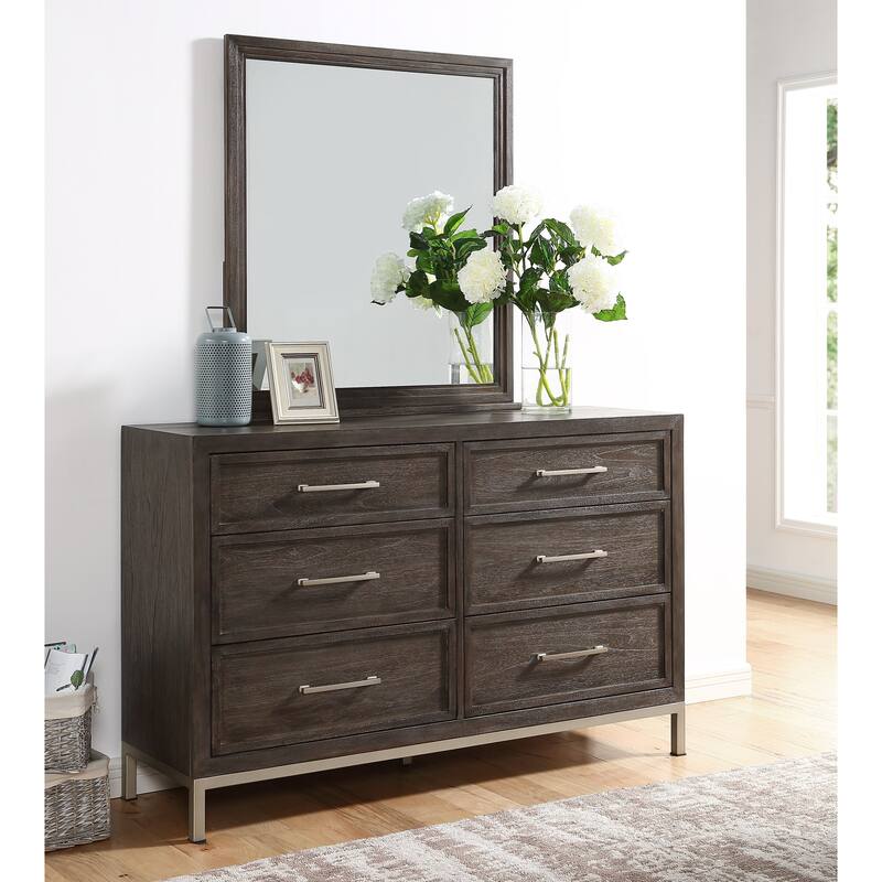 Steve Silver Bremond Walnut 6-Piece Bedroom Set