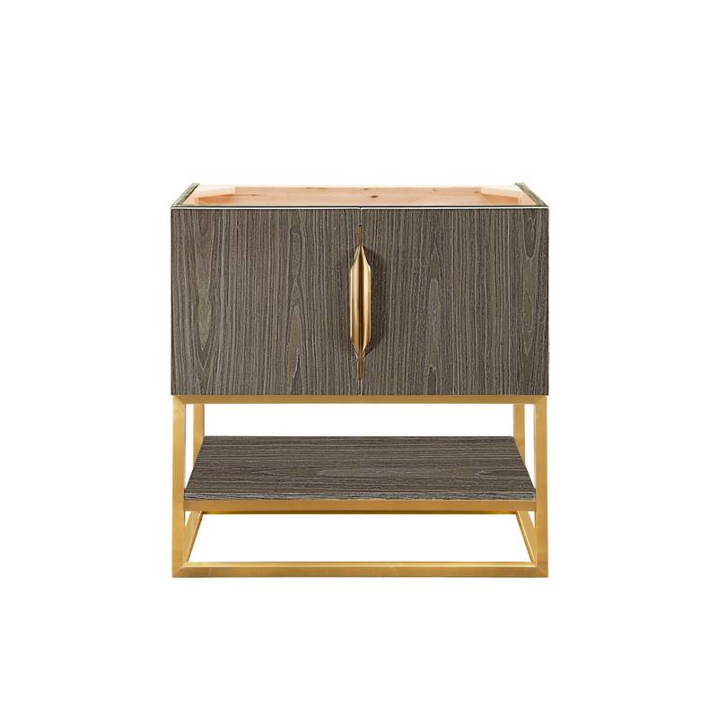 James Martin Vanities 883-V31.5-RG Columbia 32" Single Free Standing - Ash Gray