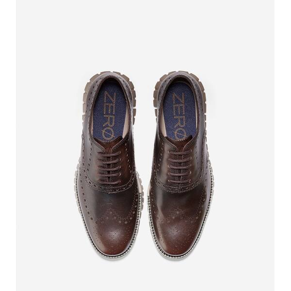 Shop Cole Haan Mens Zerogrand Wing Ox Leather Lace Up Casual
