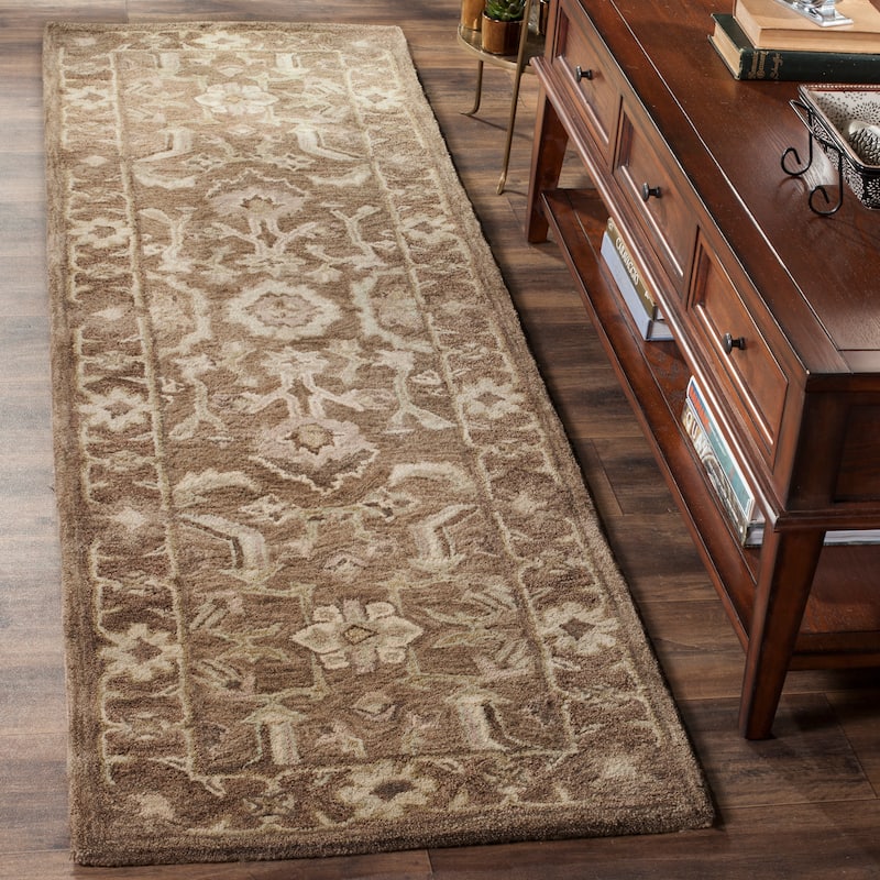 SAFAVIEH, Handmade Anatolia Patricie Traditional Oriental Hand-spun Wool Rug