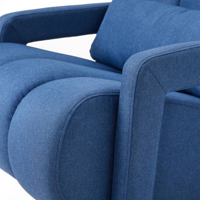Modern Upholstered accent chair with a pillow