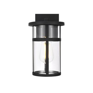 Aurelia 6 Inch Outdoor Wall Sconce in Black
