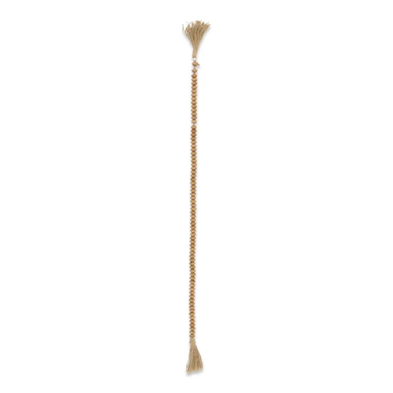 Abacus Styled Beads with Tassels - 36"