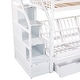 preview thumbnail 7 of 7, Twin over Full Bunk Bed with Drawers, Staircase, and Convertible Daybed Option