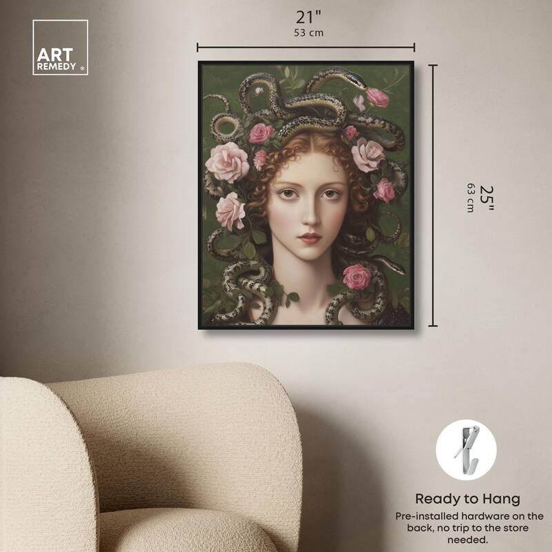 Medusa Canvas by Art Remedy
