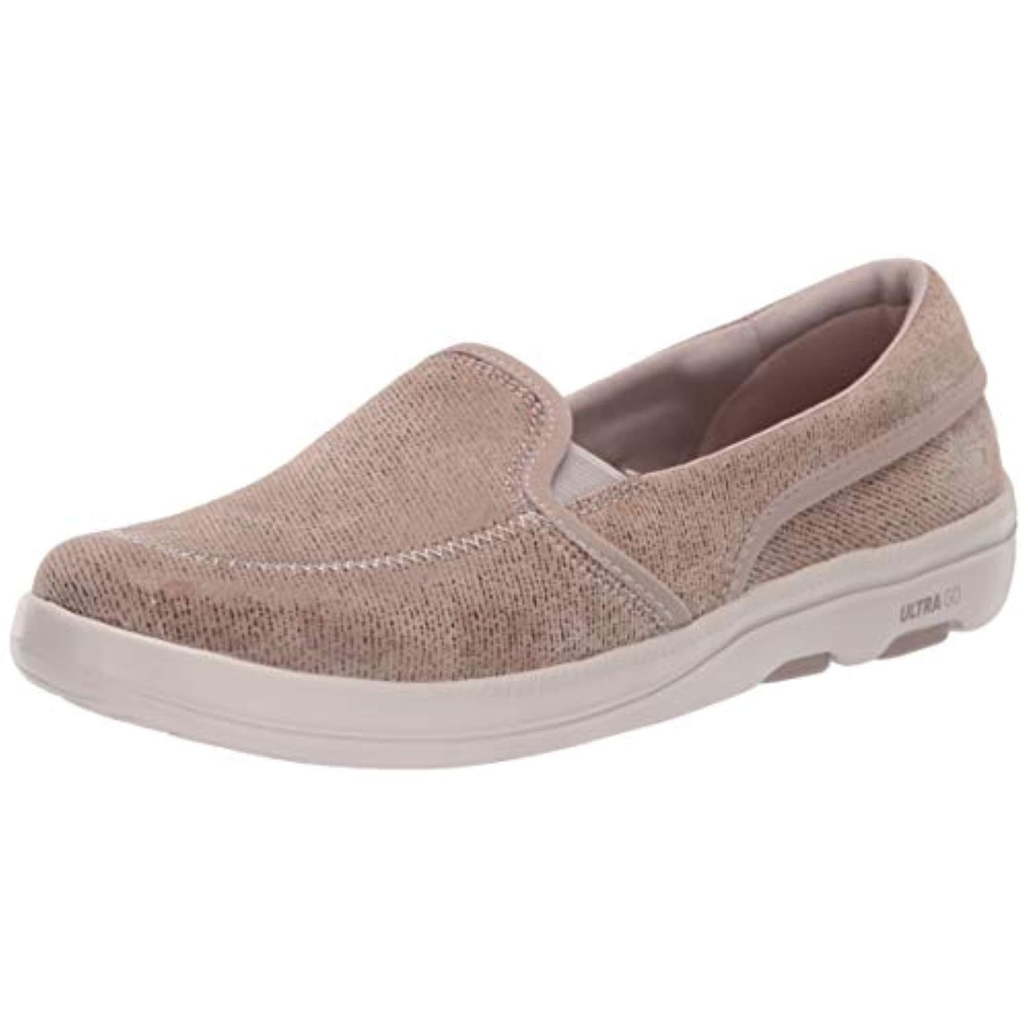 skechers women's suede slip ons