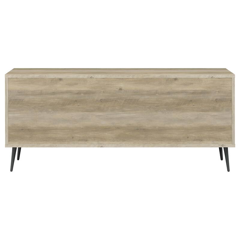 Maeve 2-door Engineered Wood Cabinet Antique Pine and Grey